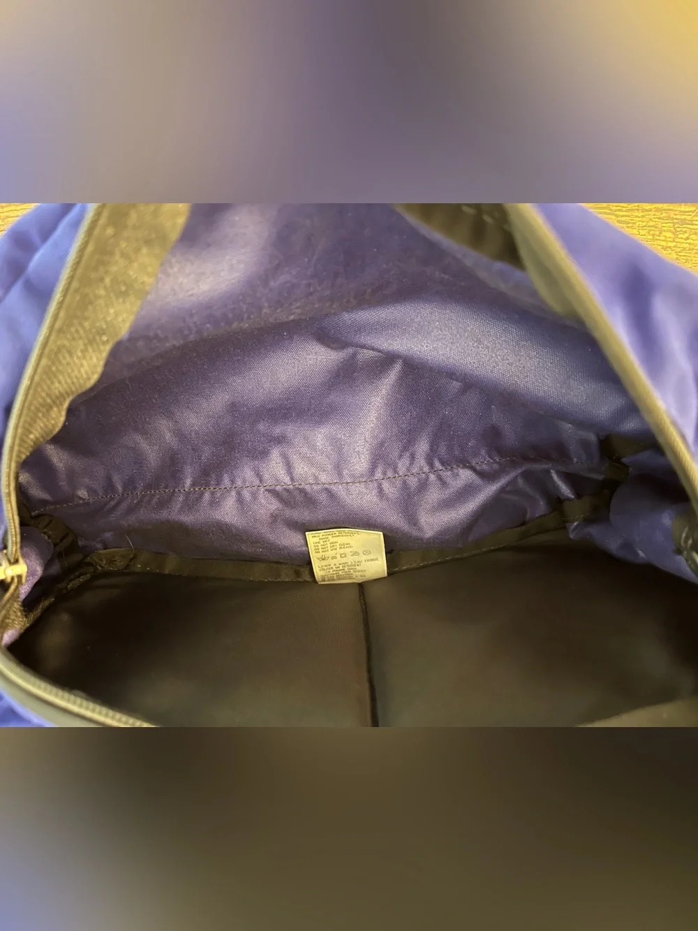 Vintage 90s The North Face Lumbar Fanny Pack Hiking Waist Bag Blue/Purple